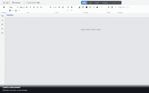 Document Workbench walkthrough